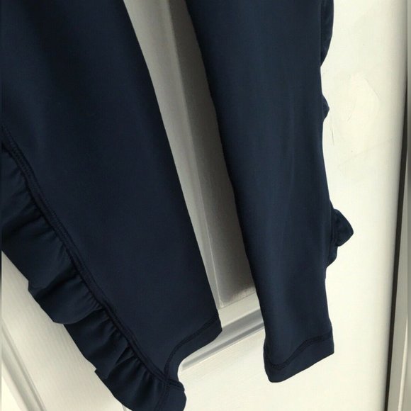 LULULEMON Speed Tight IV Inkwell Navy Gray Waistband Yoga Legging Size 4 - Picture 9 of 10